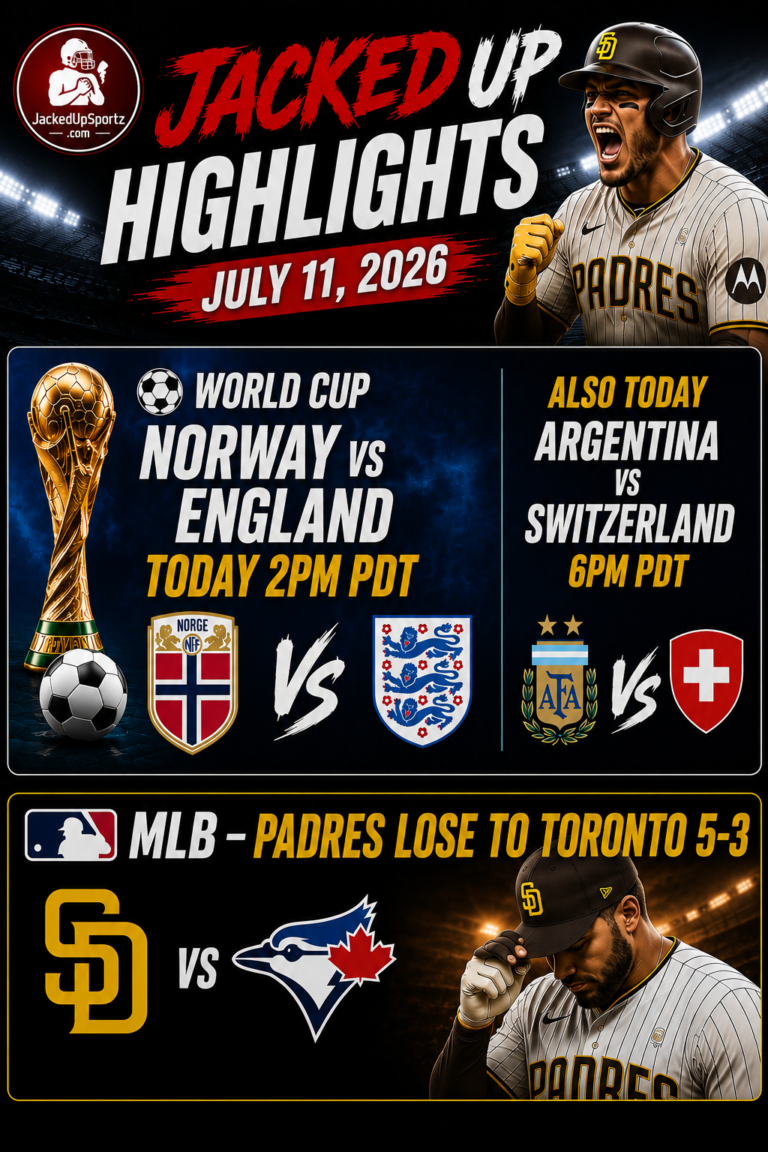 Norway vs England Today — Two Teams We Love, One Has to Lose — Jacked Up Highlights July 11