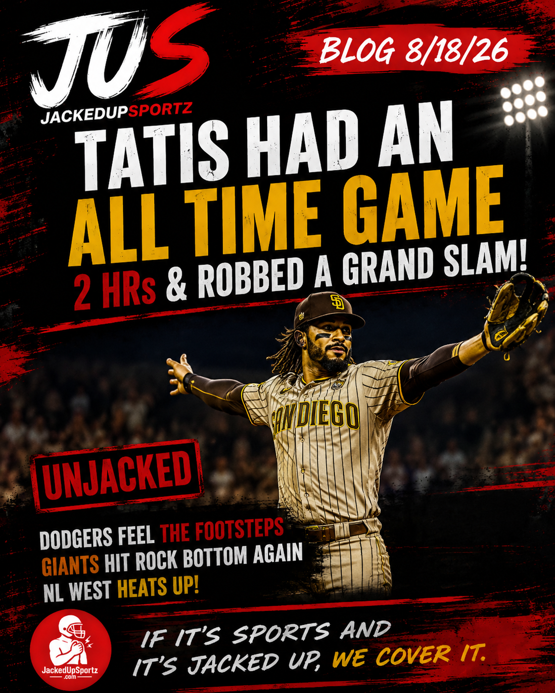 FERNANDO TATIS IS COMING. DODGERS, YOU HEAR THOSE FOOTSTEPS?