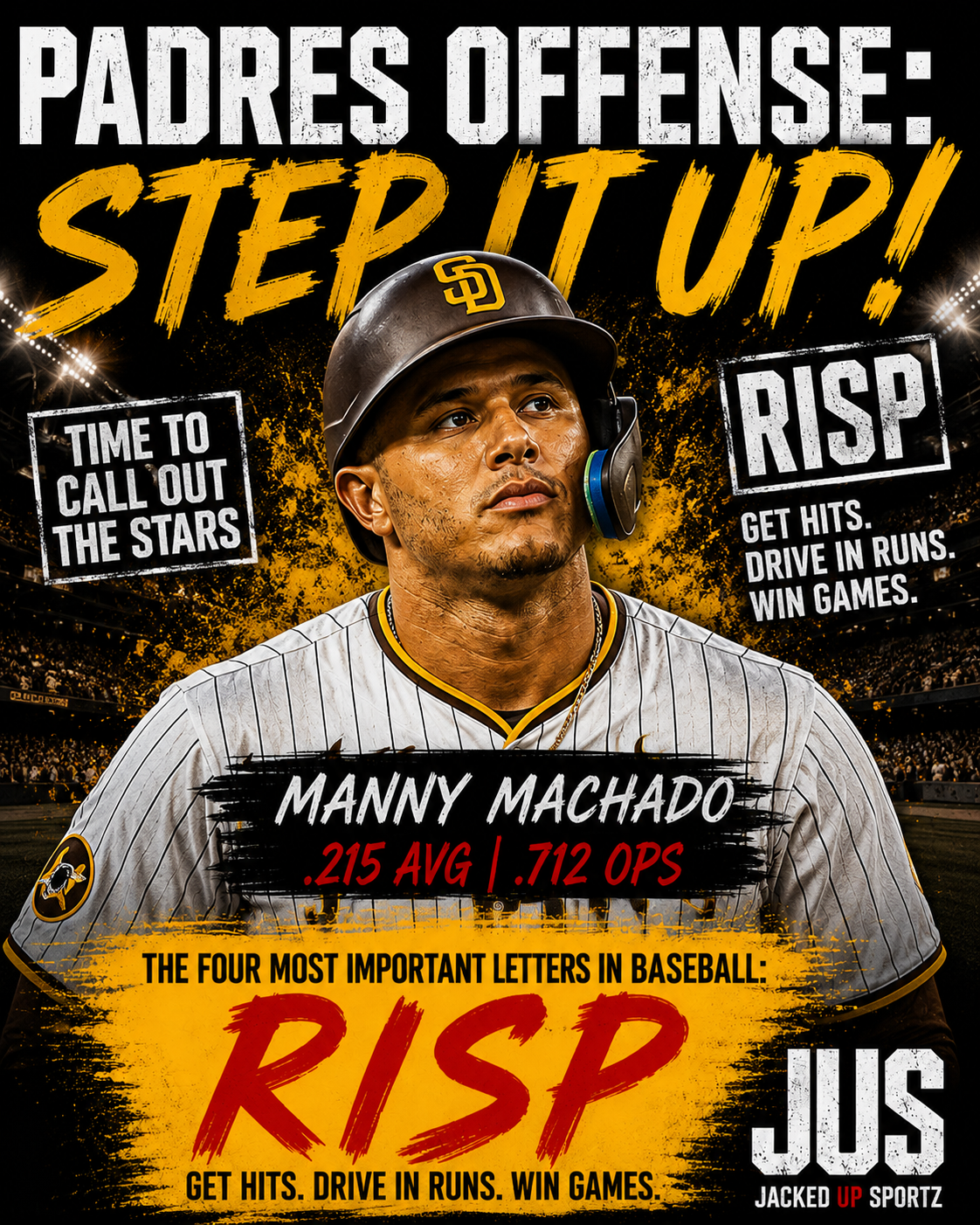 PADRES OFFENSE: STEP IT UP!